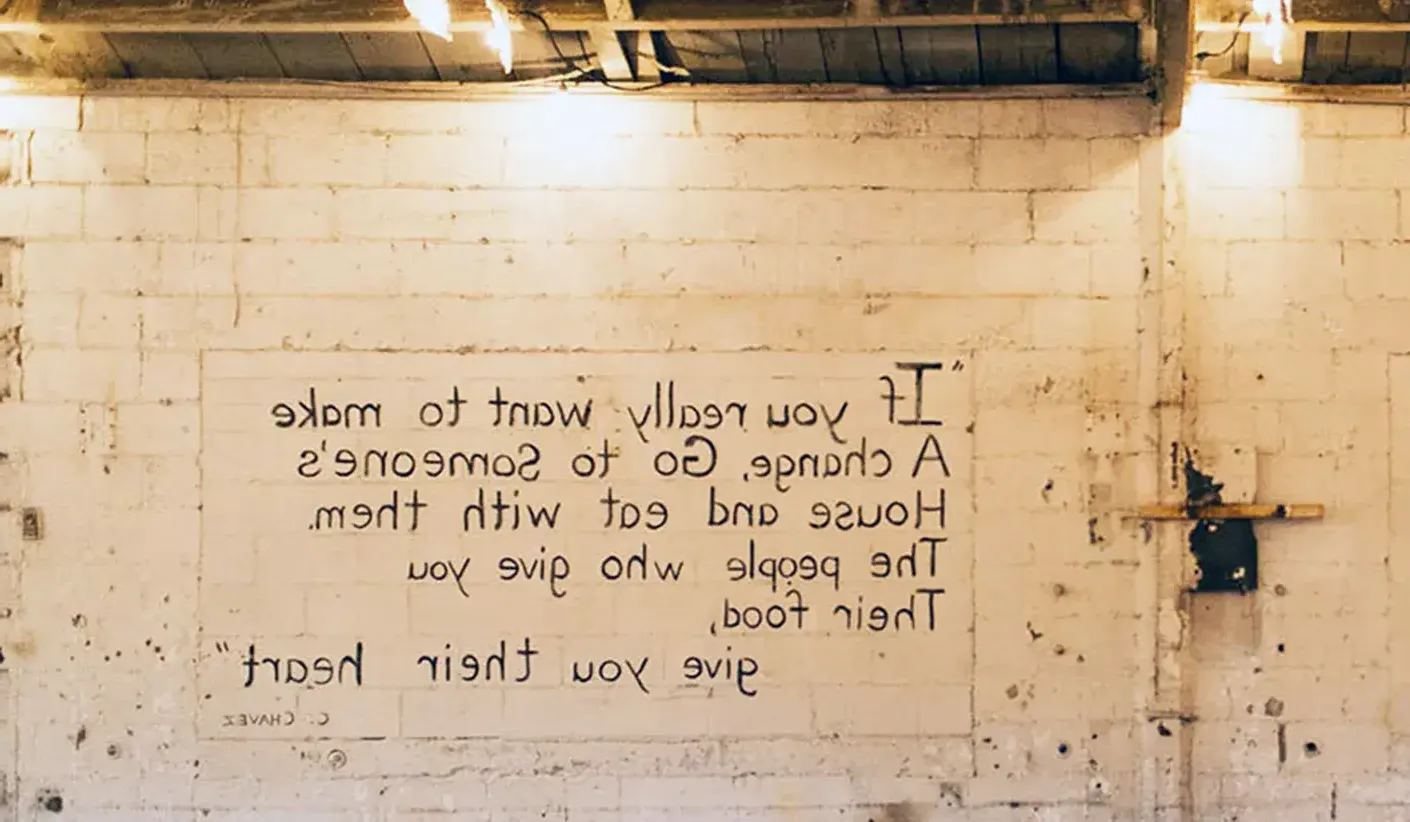 Westwood Food Coop Wall Quote